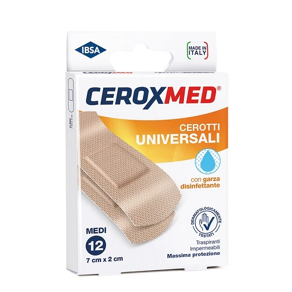 Cerotti universali ceroxmed medi 12 pezzi