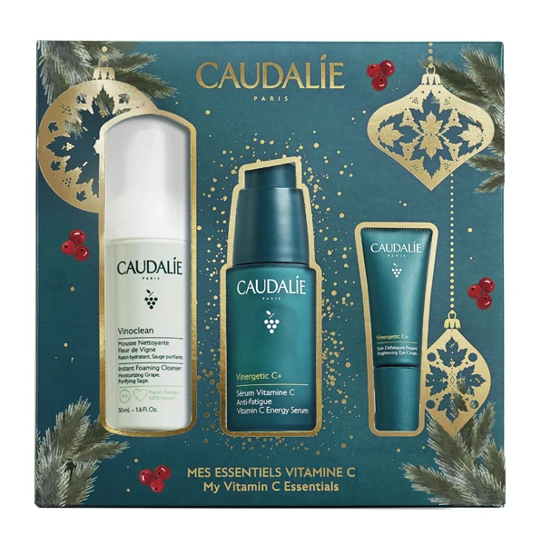 Vinergetic cofanetto siero 2021 siero 30 ml + schiuma detergente 50 ml + crema occhi 5 ml