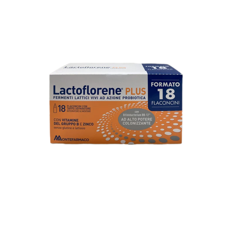 Montefarmaco Lactoflorene Plus Integratore Alimentare Fermenti Lattici 18 Flaconcini