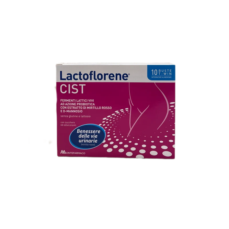 Montefarmaco Lacftoforene Cist mirtillo rosso integratore alimentare 10 buste