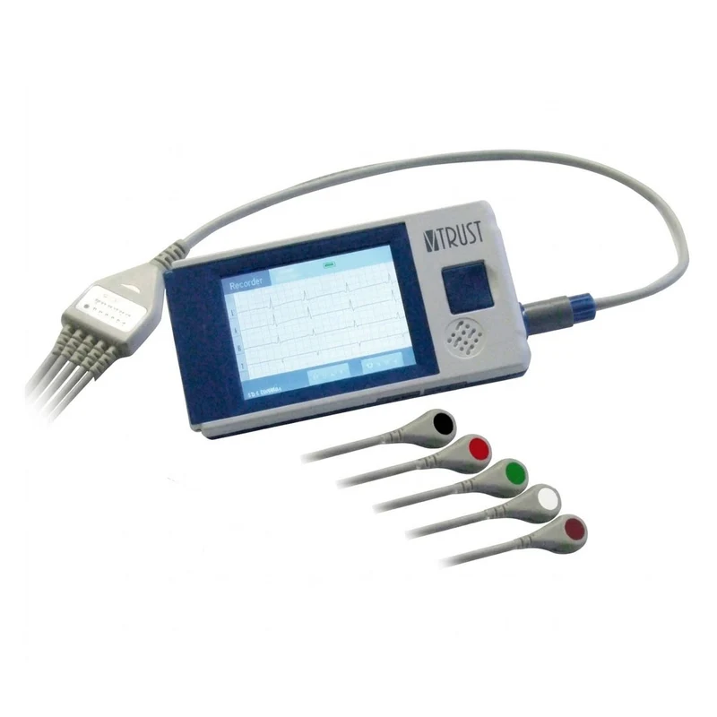 Ecg palmare V-Trust - 2 canali con Bluetooth
