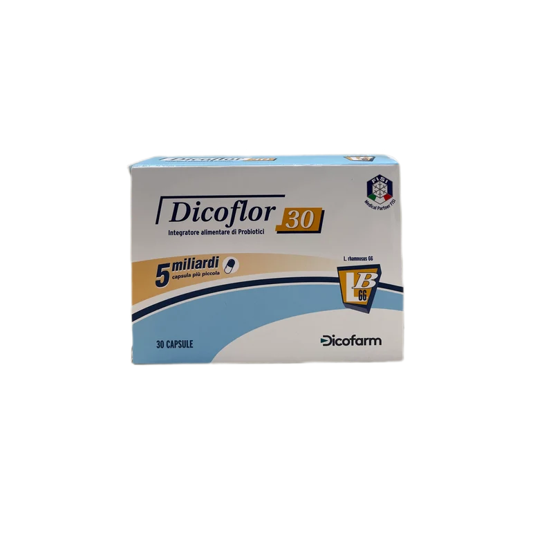 Dicofarm Dicoflor Integratore Alimentare Probiotici Intestino Digestione 30 Capsule