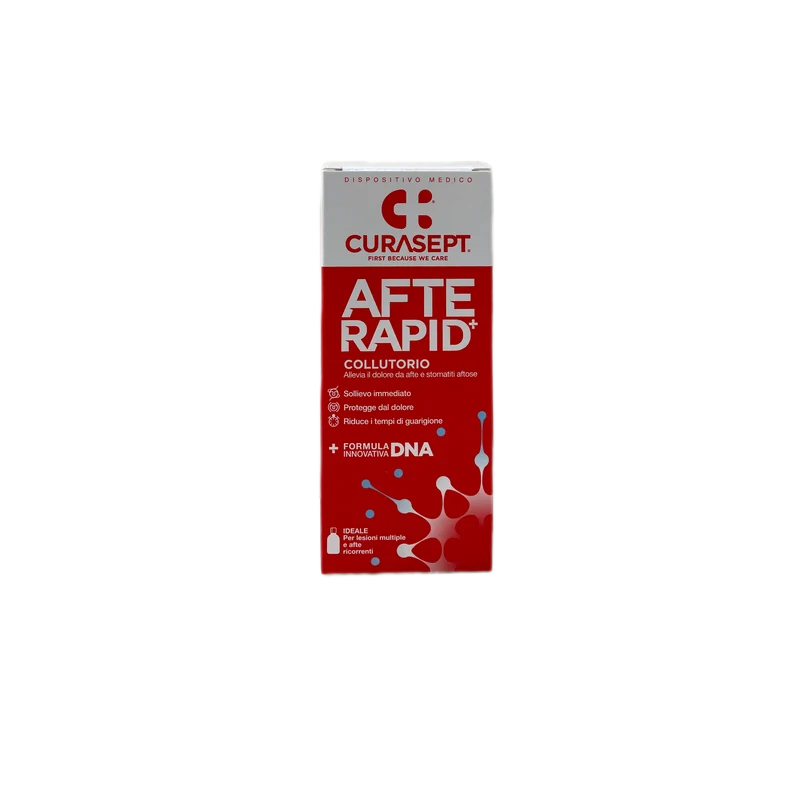 Curasept Afterapid Collutorio Afte Ricorrenti Lesioni Multiple 125 ml