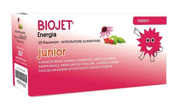 Laboratorio della farmacia biojet junior 10 flaconcini 10 ml senza glutine