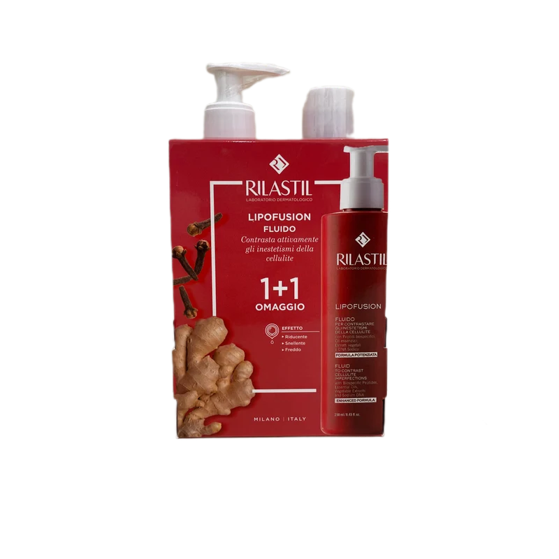 Rilastil Lipofusion Fluido Contrasta Attivamente gli Inestetismi della Cellulite 2x250ml