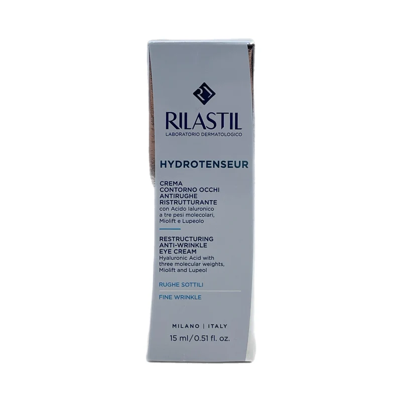 Rilastil Hydrotenseur Crema Contorno Occhi Antirughe Ristrutturante Antiborse Antiocchiaie Rughe Sottili 15ml