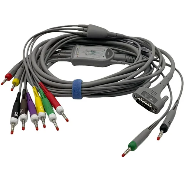 Cavo paziente ECG 10 terminazioni per PC-ECG Edan SE-1515 / DP12