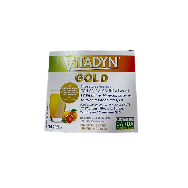 Phyto Garda Vitadyn Gold Integratore Alimentare Vitamine Minerali 14 Bustine