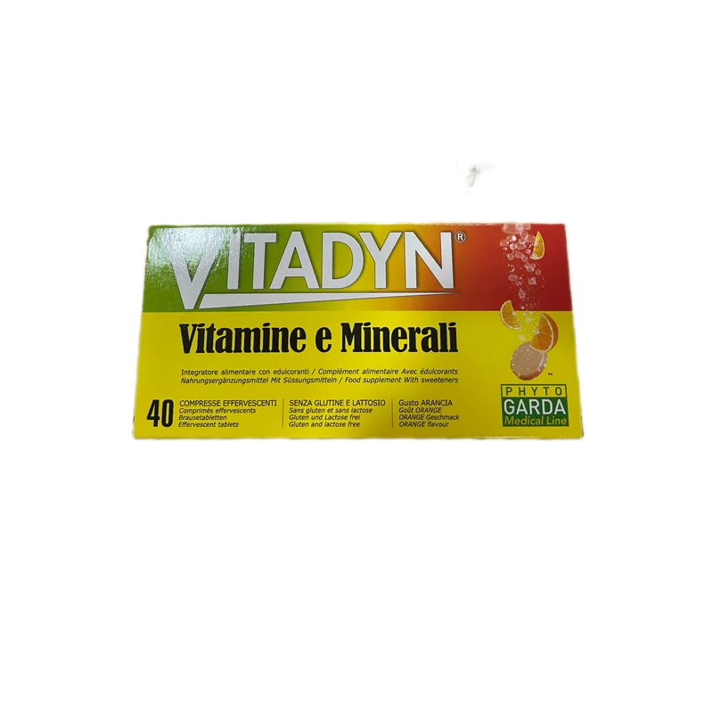 Vitadyn 40 compresse Gusto Arancia Integratore Alimentari Vitamine Minerali Phyto Garda