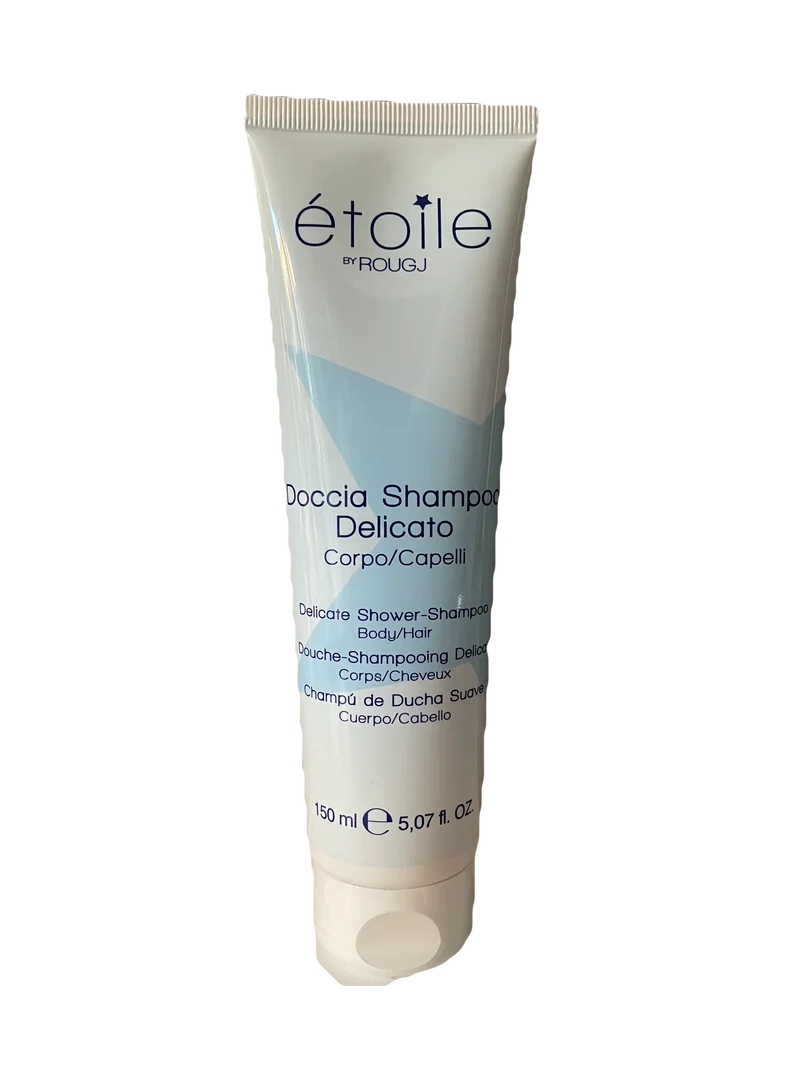 Rougj étoile Doccia Shampoo Delicato Corpo Capelli Idratante Lenitiva Lavaggi Frequenti 150ml