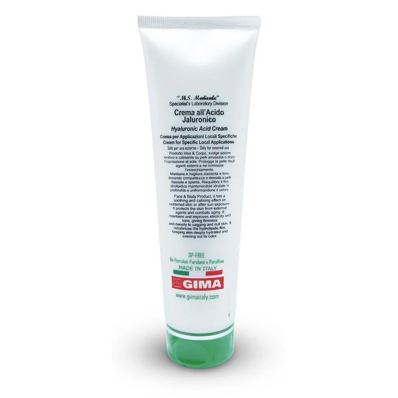 Crema all’acido ialuronico per uso topico per diatermia - Tubetto 150 ml