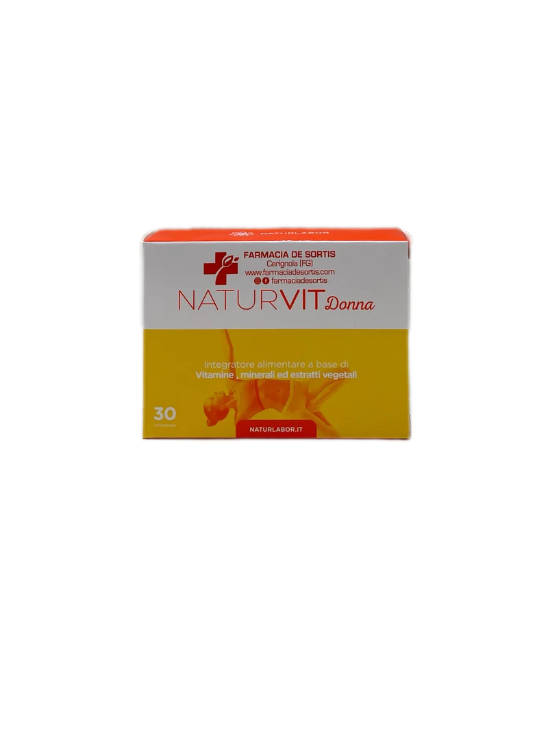 Naturlabor NaturVit Donna Integratore Alimentare Vitamine Minerali Estratti Vegetali 30 Compresse