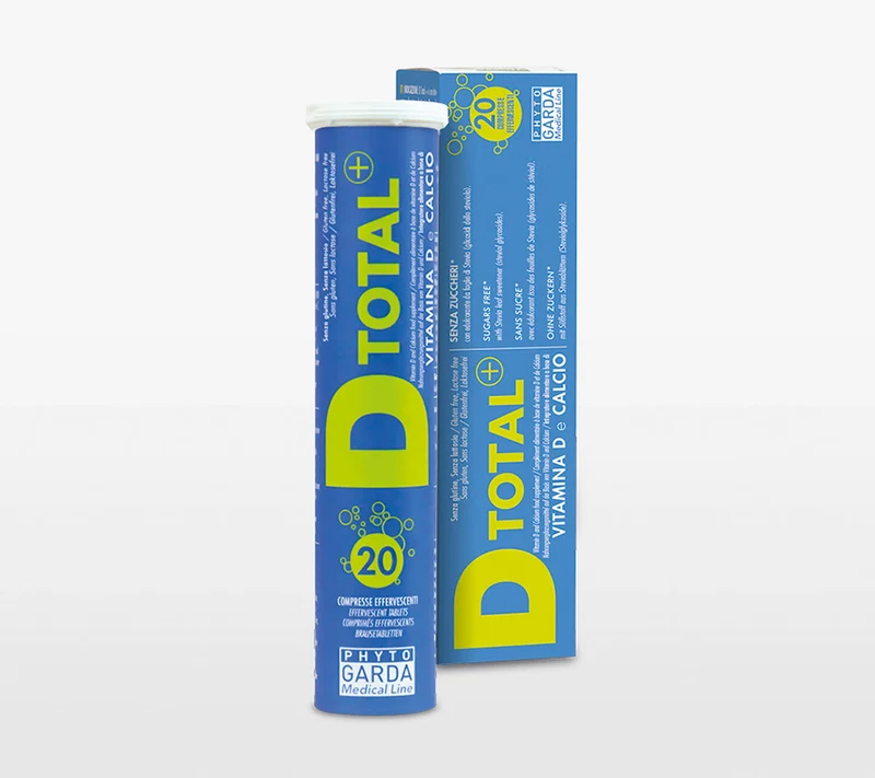 Phyto Garda D TOTAL+ Vitamina D Integratore Alimentare No Glutine Lattosio Zuccheri 20 Compresse