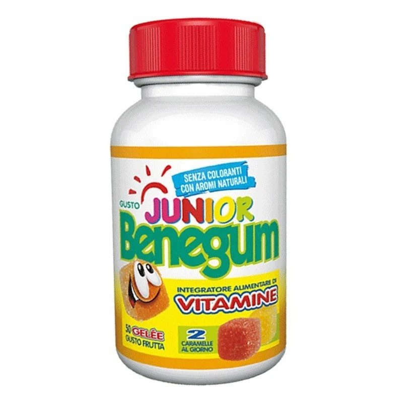 Vitamine Junior Benegum 52 Gommose Gusto Frutta 150g