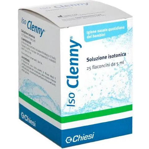 IsoClenny Soluzione Isotonica Igiene Nasale Quotidiana 25 Flaconi da 5 ML Chiesi