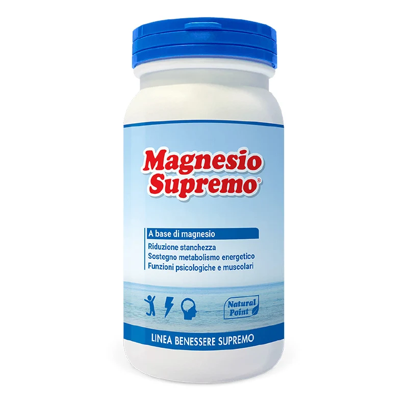 Magnesio Supremo Natural Point per Stanchezza e Stress 150g