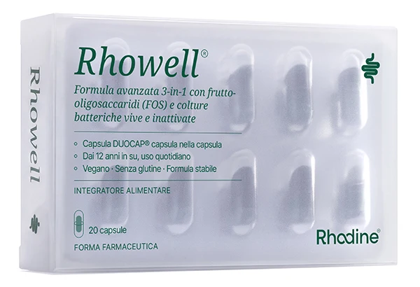 Rhodine rhowell 20 capsule senza glutine