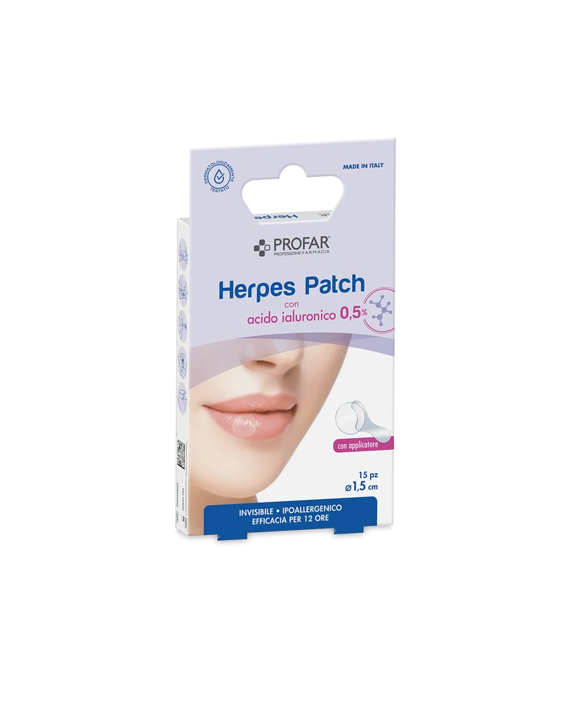 Herpes patch con acido ialuronico 0,5%