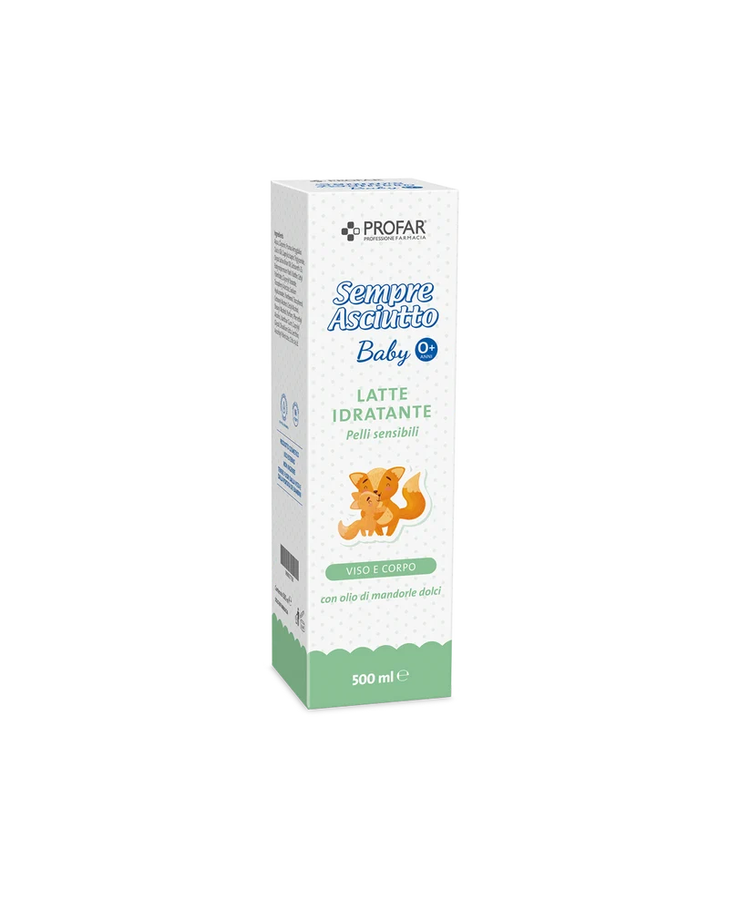 Sempre asciutto baby latte idratante 500 ml