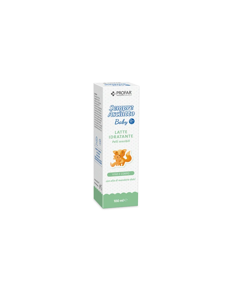 Sempre asciutto baby latte idratante 100 ml