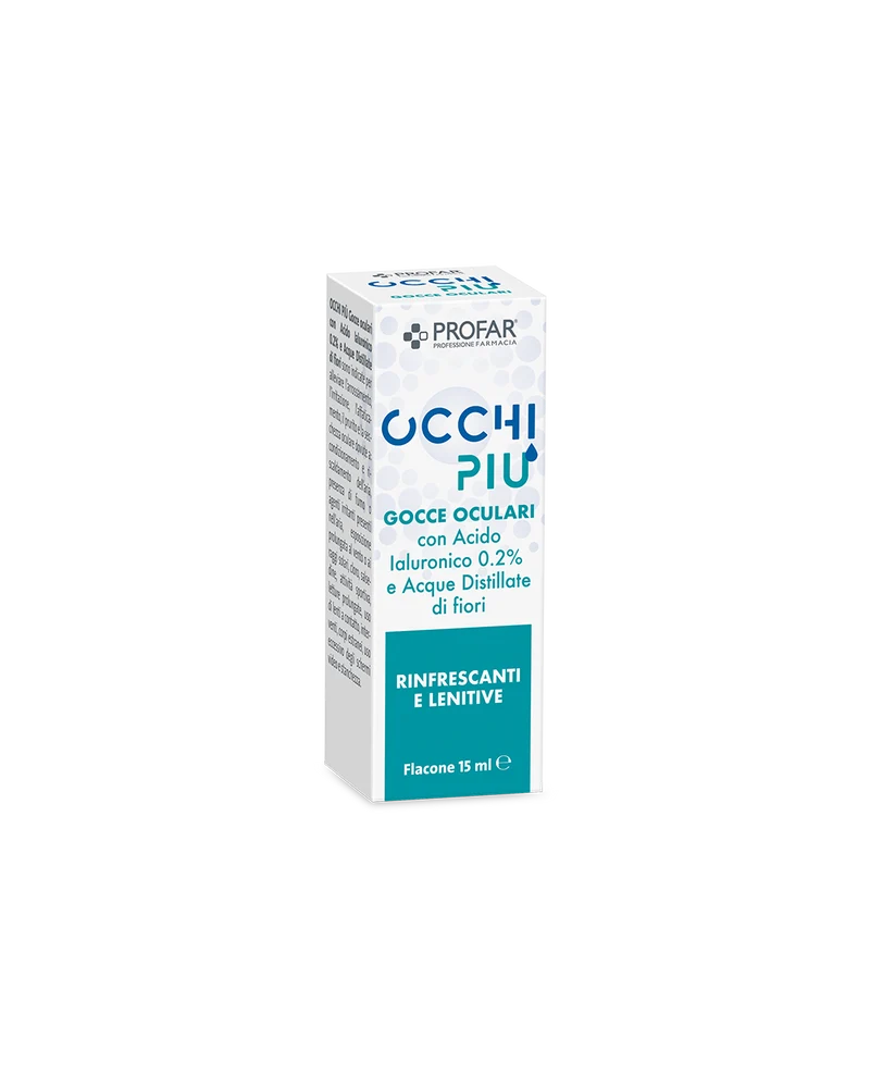 Occhi più gocce oculari rinfrescanti e lenitive