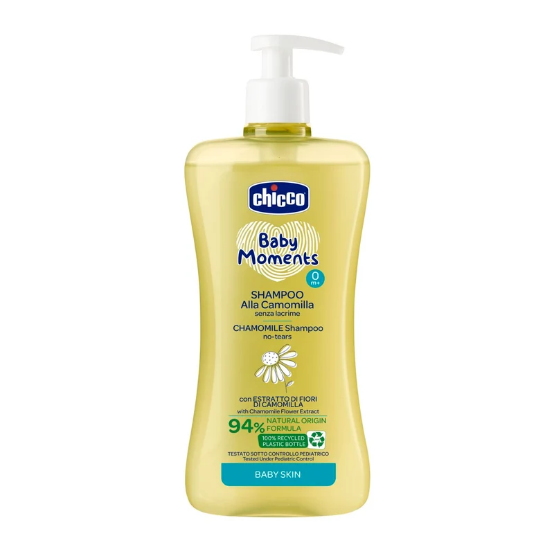 Chicco Shampoo Camomilla 500 ml — Cartone intero da 6 confezioni · Cartone da 6 pz