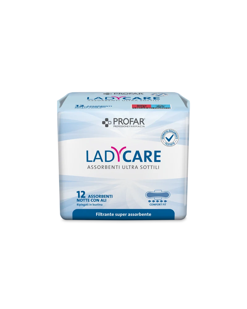 Ladycare assorbenti con ali notte