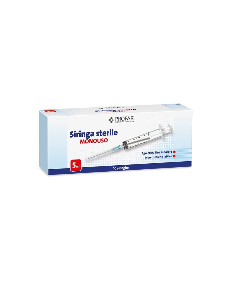 Siringhe monouso sterili 5 ml