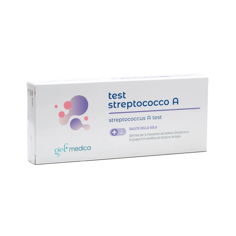 Test Streptococco A Rapido — 2 Test Faringei | GEF Medica