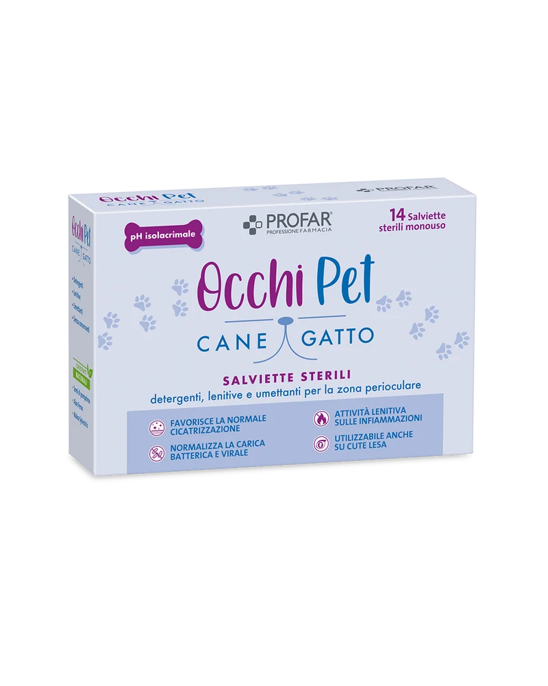 Occhi Pet salviette sterili