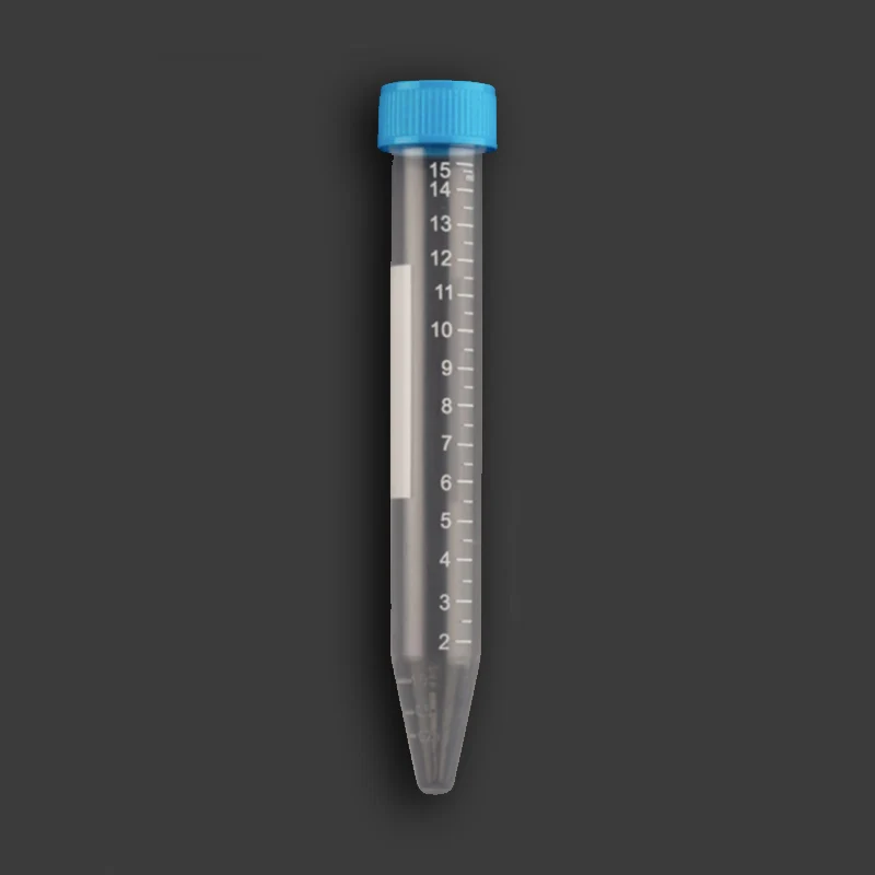 PROVETTA PER CENTRIFUGA 15 ml IN POLIPROPILENE CON TAPPO A VITE
