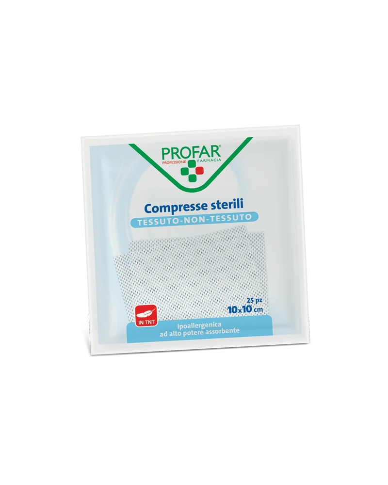 Compresse di Garza in TNT 25pz 10X10 CM
