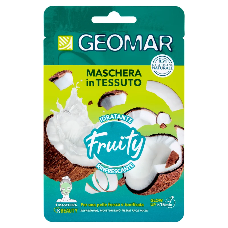 Geomar Maschera Viso Tessuto Idratante – Cartone 24 pz