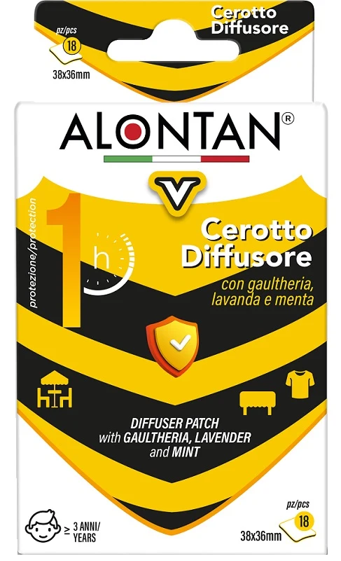 Alontan cerotto diffusore v 18 pezzi 38x36 mm