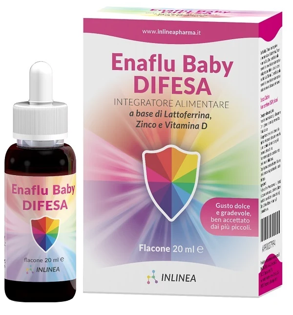 Enaflu baby difesa gocce 20 ml gusto dolce senza glutine