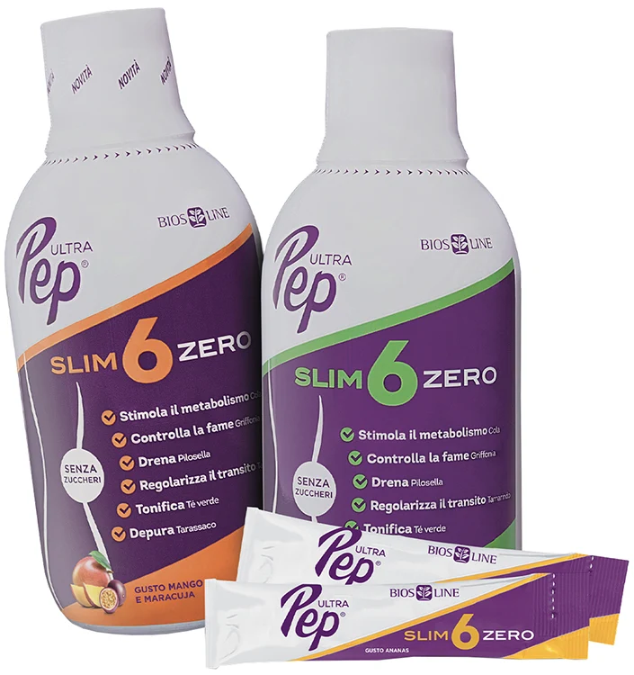 Ultra pep slim 6 zero ananas 500 ml biosline