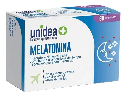 Unidea melatonina 1mg 60 compresse