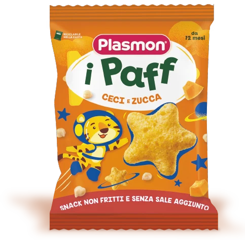 Plasmon paff stelline ceci zucca 15 g