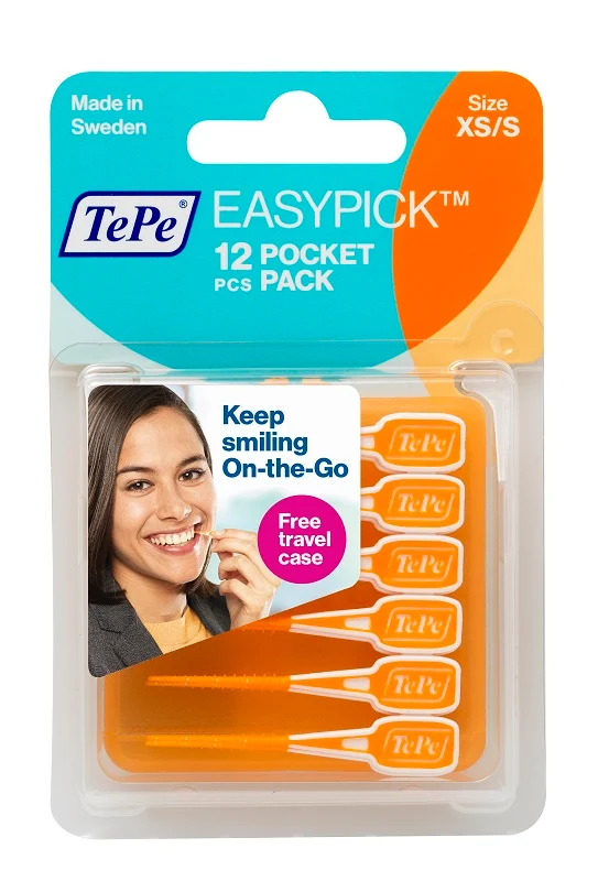 Tepe easypick xs/s arancione 12 pezzi