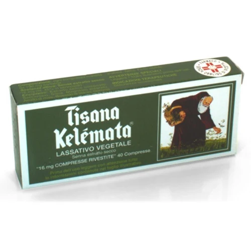 Tisana kelemata “16 mg compresse rivestite” 40 compresse senna estratto secco