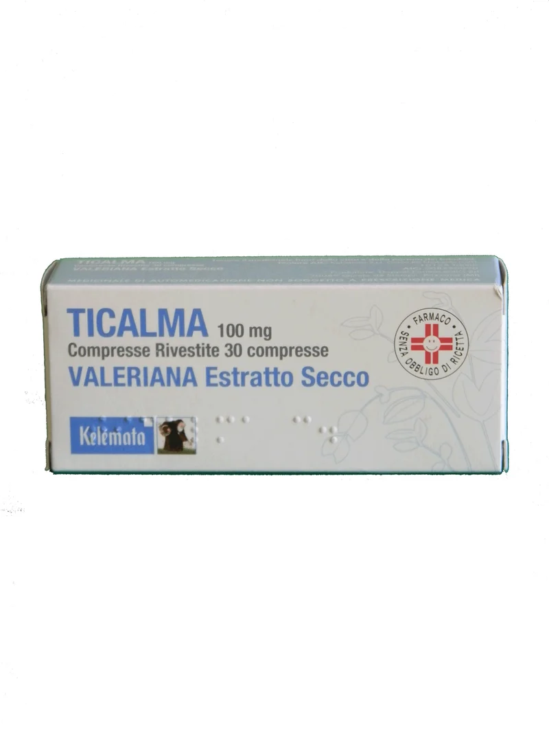 Ticalma “100 mg compresse rivestite” valeriana estratto secco