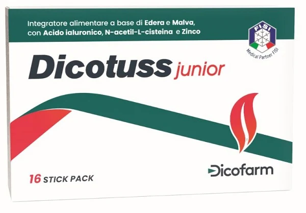 Dicotuss junior 16 stick pack da 5 ml