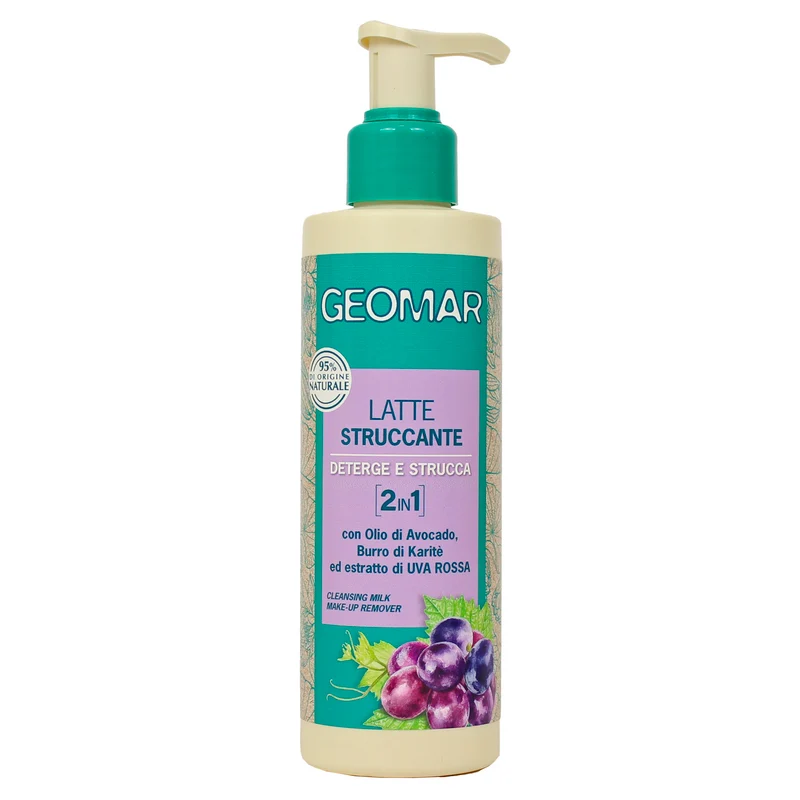 Geomar Detergente Latte Struccante 2in1 200ml – Cartone 6 pz