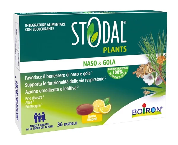 Stodal plants limone 36 pastiglie senza glutine naturalmente privo di lattosio