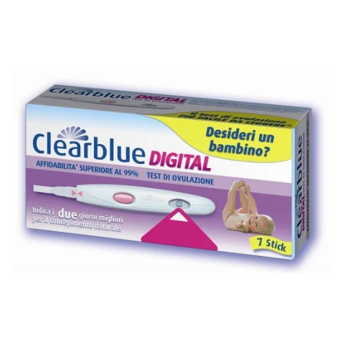 Test Ovulazione Avanzato CLEARBLUE - 7 stick