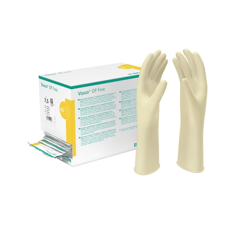 B.Braun Vasco OP Free Guanti chirurgici sterili in polyisoprene latex-free