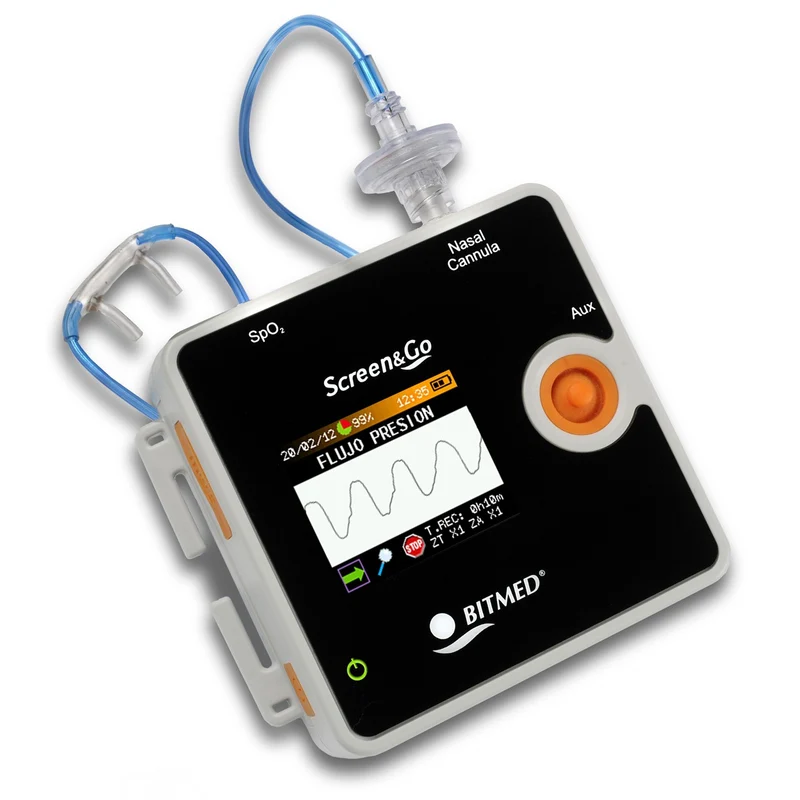 Poligrafo respiratorio New Screen&Go + Software BITMEDLab (screening delle OSAS) – Conf. A a 6 canali