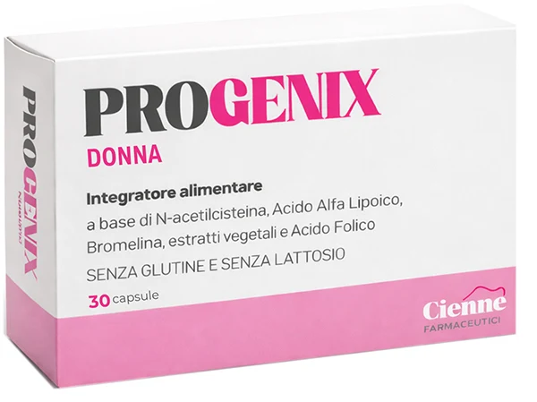 Progenix donna 30 capsule senza glutine senza lattosio