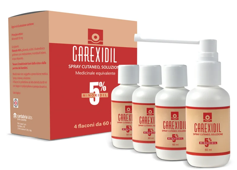 Carexidil*4Fl Soluz Cut 60ml5%