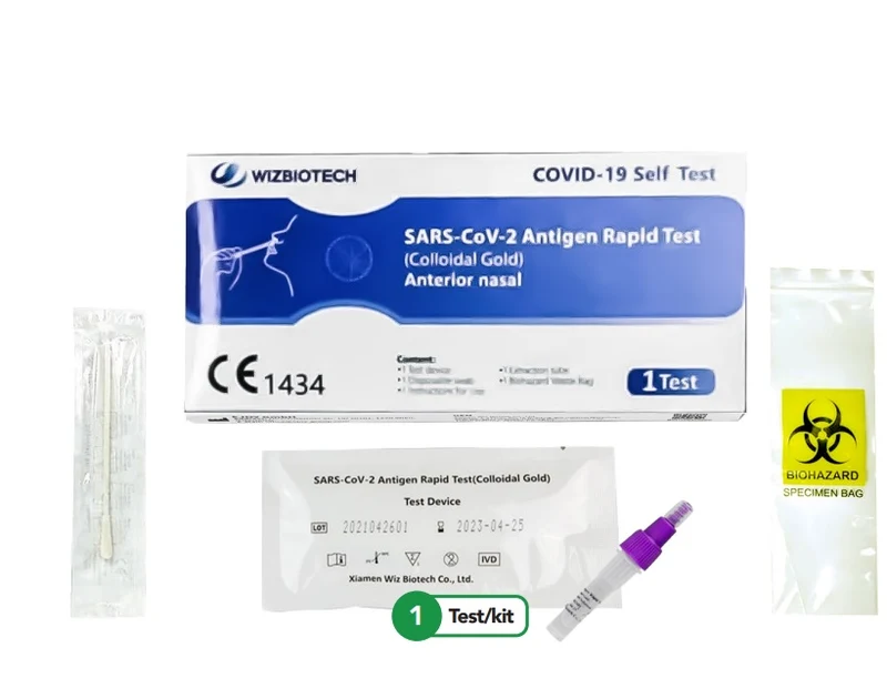Test rapido autodiagnosi antigenico per SARS-CoV-2 - kit completo